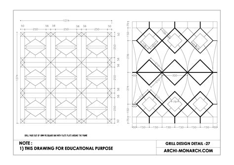 Grill Design Detail Twenty Seven Archi Monarch