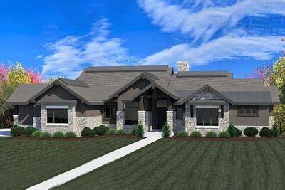 Plan 290158IY: 6-Bed Mountain Craftsman Home Plan with Spacious Walkout ...