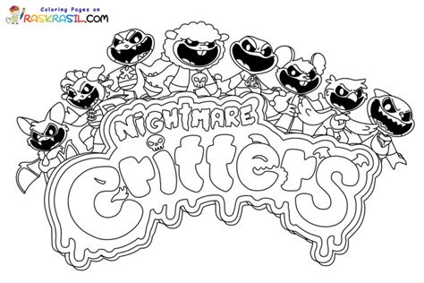 Ausmalbilder Nightmare Critters Malvorlagen Zum Ausdrucken