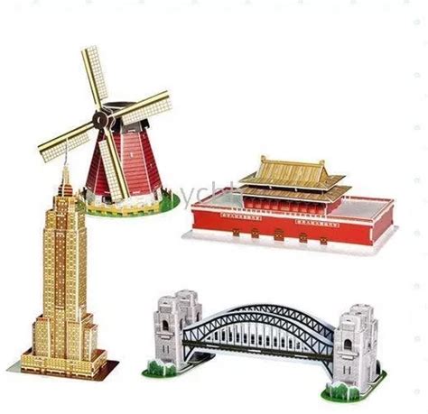 Rompecabezas 3d Cubicfun Mini Architecture Serie 3 Puzzle MercadoLibre