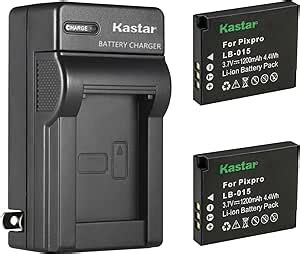 Amazon Kastar 2 Pack LB015 Battery And AC Wall Charger Replacement