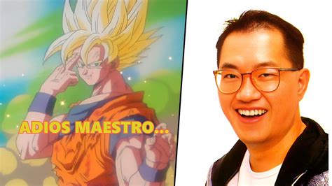 Goku Se Despide De Akira Toriyama Fallece El Creador De Dragon