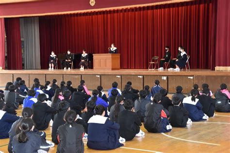 令和6年度前期生徒会役員選挙 津島市立藤浪中学校