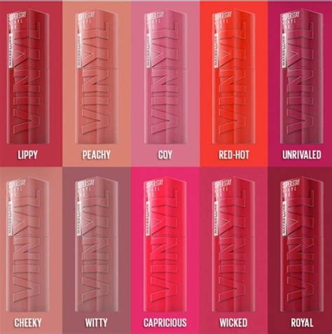 Sneak Peek Maybelline Super Stay Vinyl Ink Longwear Liquid Lipcolor