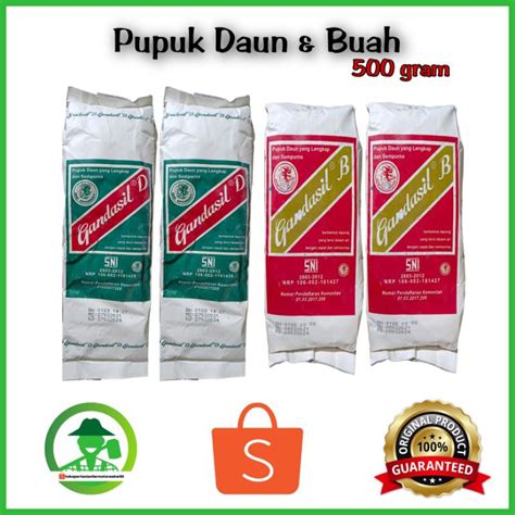 Jual Pupuk Gandasil B Dan D 500gram Original Pack Shopee Indonesia