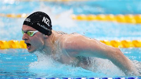 Stuff On Twitter Tokyo Olympics Live Swimmer Lewis Clareburt Wins