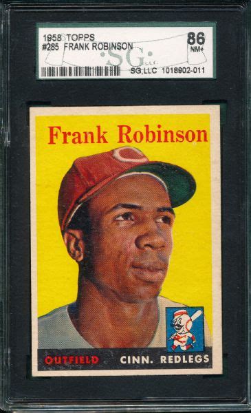 Lot Detail Topps Frank Robinson Sgc