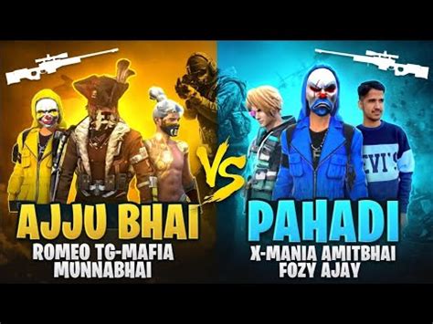 Ajju Bhai Squad Vs Pahadi Squad Ajjubhai Romeo Munna Mafia Vs Pahadi