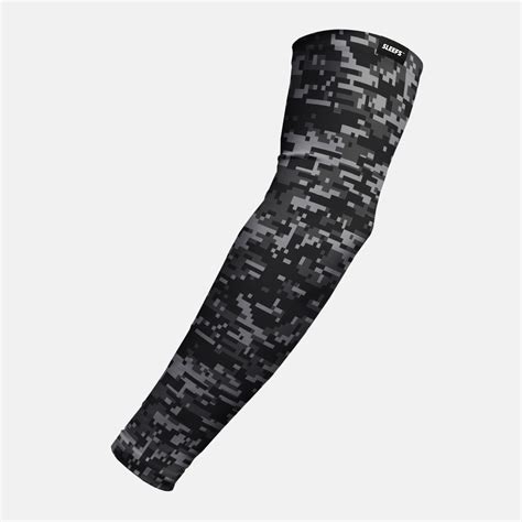 Digital Camo Charcoal Arm Sleeve In 2019 Digital Camo Compression Arm Sleeves Camo