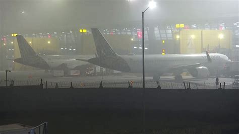 Delhi Airport Braces For Delays Flights Affected By Fog And Cold