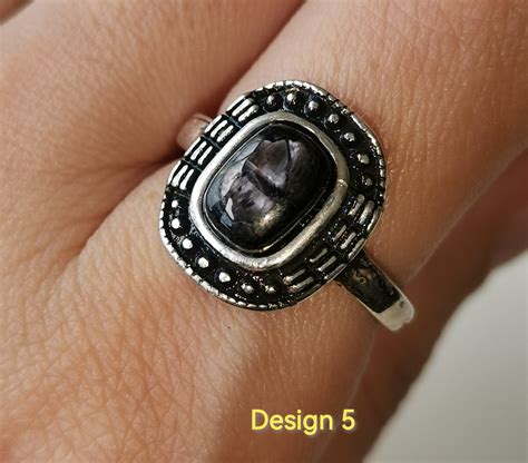 Hypersthene 金运石 Adjustable ring AQ Crystal Gem