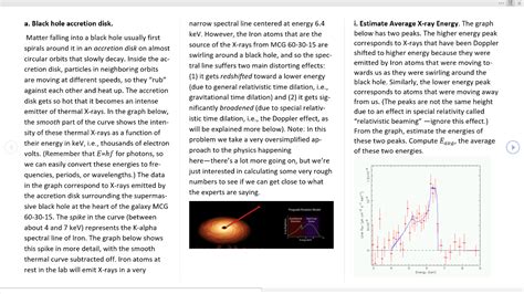 Solved a. Black hole accretion disk. Matter falling into a | Chegg.com