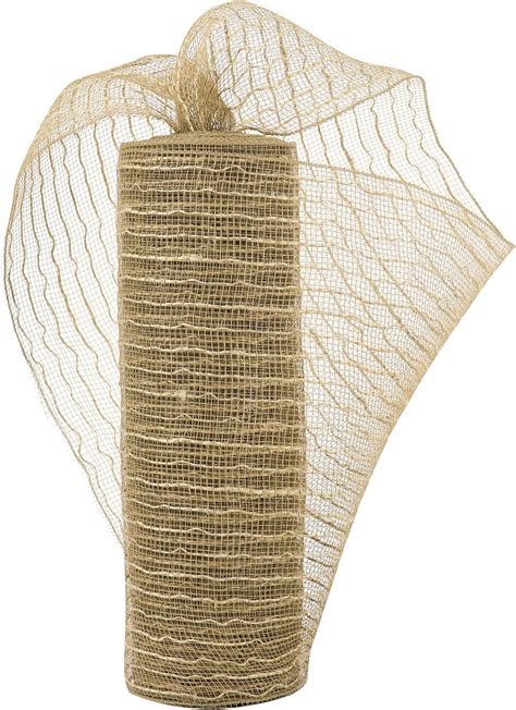 Amazon MNKNENG 6 Rolls Poly Burlap Mesh 10 Inch X 30 Feet Deco