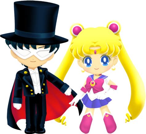 Sailor Moon Drops Sailor Moon And Tuxedo Mask