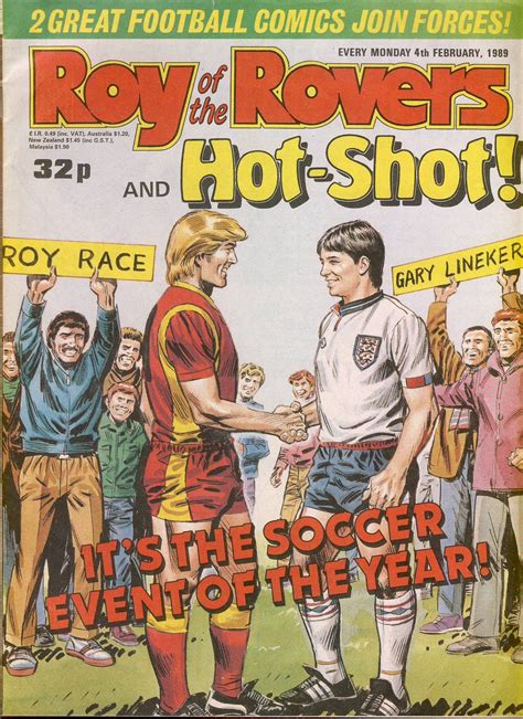 Roy Of The Rovers Th February Peter Beardsley Ref Comics