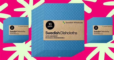 Swap Your Paper Towels For A Pack Of Swedish Dishcloths At 20 Off