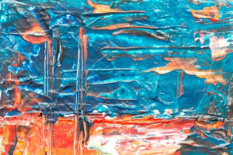 Images Gratuites Eau Bleu Art Moderne Peinture Acrylique La