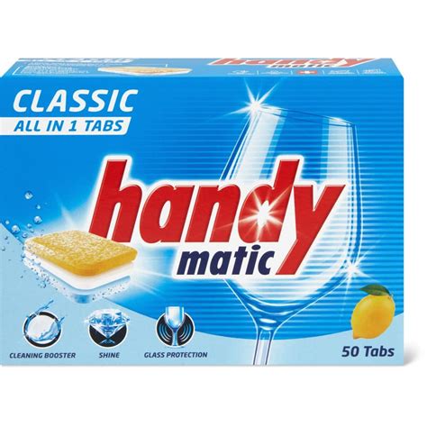 Handymatic Classic All In Tablettes Pour Lave Vaisselle Citron