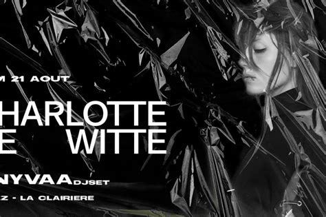 Charlotte De Witte à La Clairière