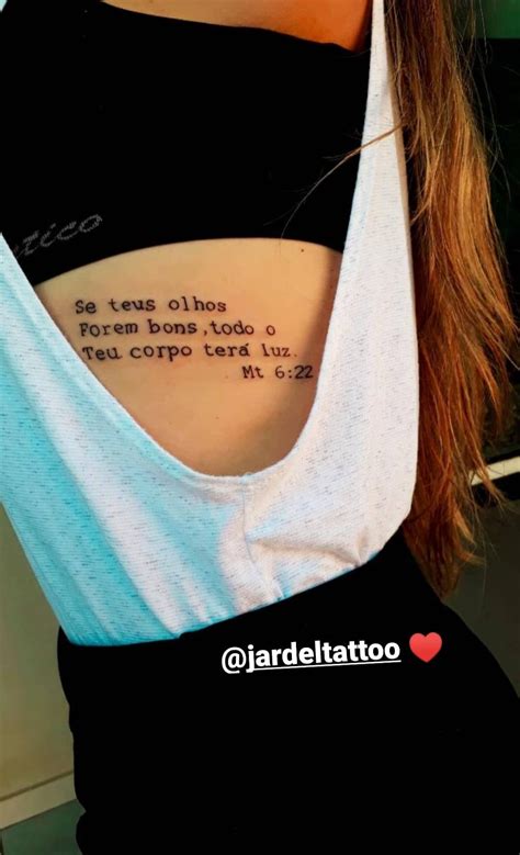 Tatuagem Delicadas Todo O Teu Corpo Ter Luz Tatuagem Frases Para