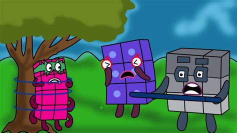 Retaliation Against Octonaughty Was Finally Carried Out Coloring Story Made By Numberblocks