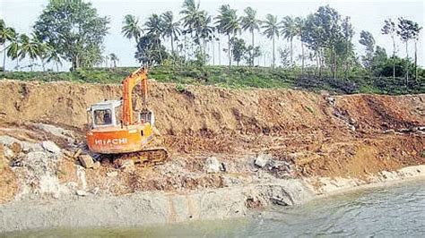 Sand mining in the Sharavathi River coastal zone. UPSC