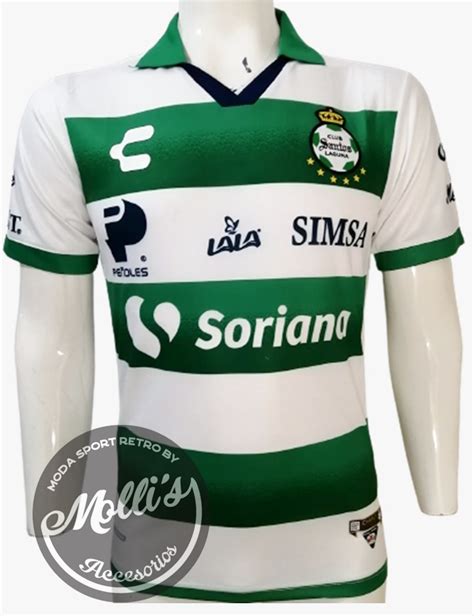 Jersey Playera Santos Laguna Local Mollis Accessorios