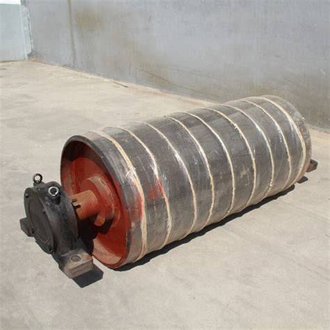 Long Distance Belt Conveyor Diamond Shape Rubber Lagging Pulley Buy