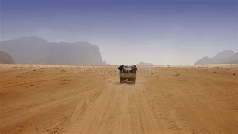 Driving Through The Desert Stock Image Image Of Arid Outside 487729