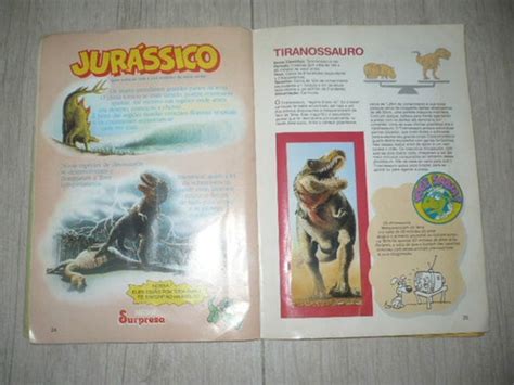 Lbum Dinossauros Nestl Surpresa Completo Parcelamento Sem Juros