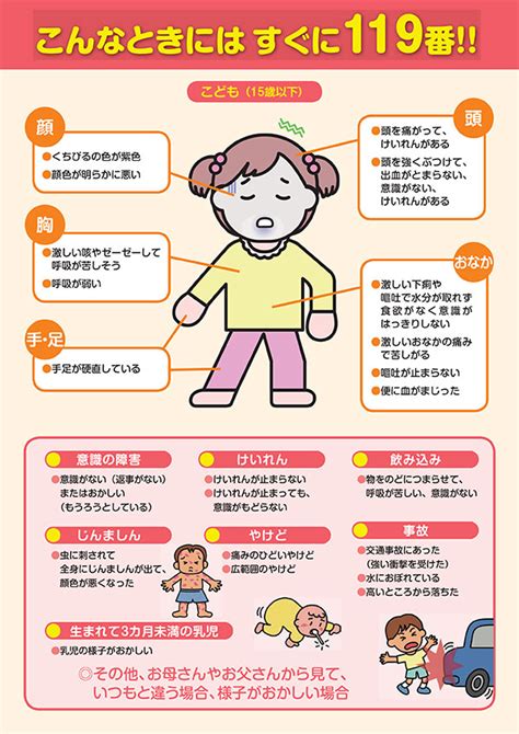 もしものときの救急車の利用法 どんな場合に、どう呼べばいいの？ 政府広報オンライン