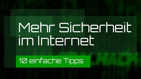 Mehr Sicherheit Im Internet 10 Einfache Tipps Keine Chance Für