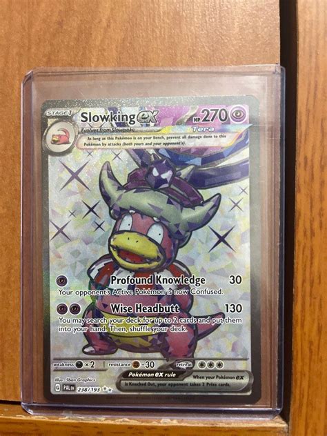 Slowking Ex Full Art Paldea Evolved Hobbies Toys Toys Games On