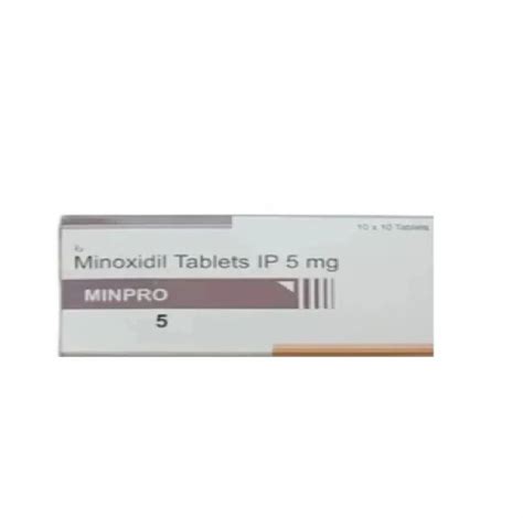 Minpro Minoxidil Mg Tablet Mg At Rs Stripe In Nagpur Id