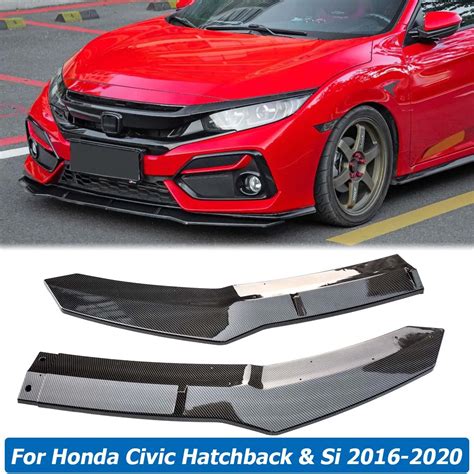 Front Bumper Lip Spoiler Side Splitter Diffuser Cover Body Kit