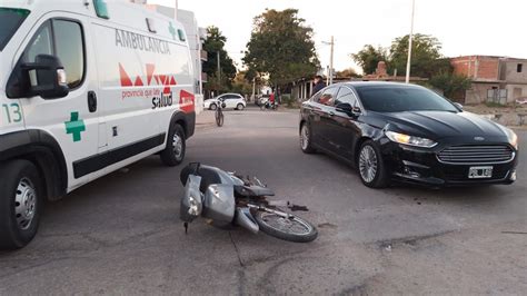 Se registró un siniestro vial en Av Los Caudillos