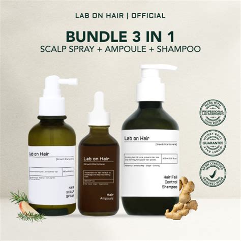 Promo Lab On Hair Bundle In Anti Hair Fall Shampoo Scalp Spray