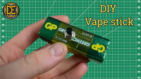 How To Make A Diy Vape Stick At Home Electric Cigarette Creative Extra Youtube