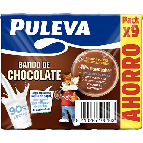 Cocoa Milkshake Pack Carton Ml Puleva Supermercado El Corte