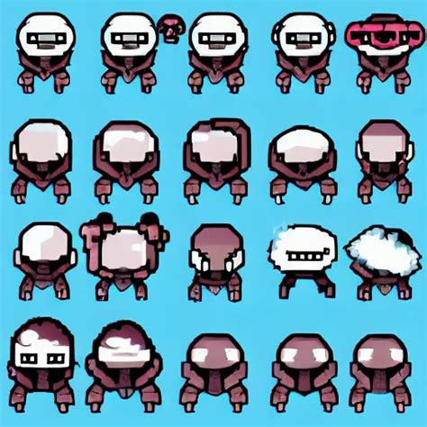 Binding Of Isaac Monster Sprite Sheet Stable Diffusion