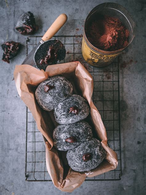 Black Charcoal Doughnuts — The Boy Who Bakes