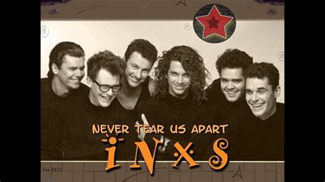 Inxs Never Tear Us Apart 80 S Lyrics Youtube