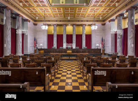 Supreme Court Of Appeals Chamber In The West Virginia State Capitol