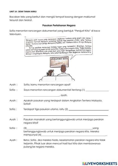 Jelajah Merdeka Activity Live Worksheets