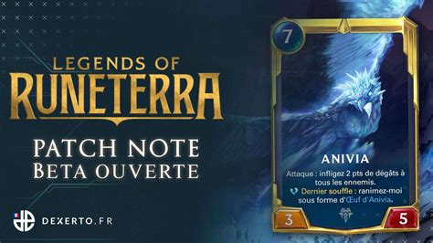 Patch note de la Bêta Ouverte LoR Équilibrage des cartes Dexerto fr