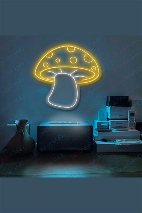 Mushroom Neon Signs Plant Neon Sign Custom Neon Sign Mushroom Led