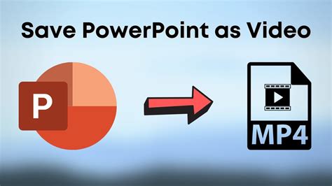 How To Convert Powerpoint To Video With Audio Ppt To Video Youtube