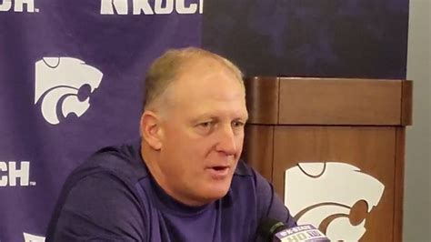 Kansas State football coach Chris Klieman discusses plans for bye week