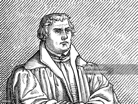 Martin Luther German Reformer Portrait Illustration 1882 High Res