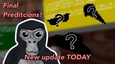 Gorilla Tag New Update Today Youtube